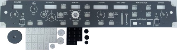 B737 MCP front panel P738B02
