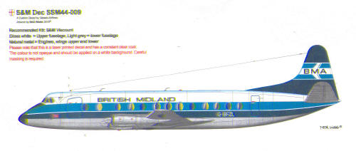 Vickers Viscount (British Midland) SSM44-009