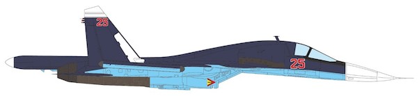 Sukhoi Su34 Fullback Russian Air Force, Hmeimim Air Base, Syria, 2015 JCW-72-SU34-001