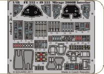 Detailset Mirage 2000B Interior Self Adhesive (Kinetic) FE555