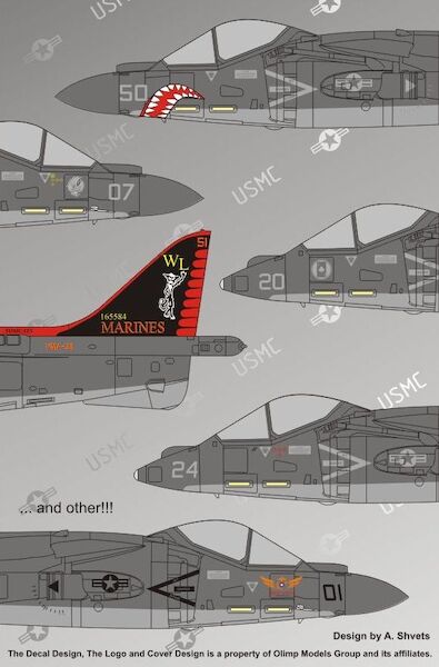 AV8B Harrier II/II+ 'The dark Harriers