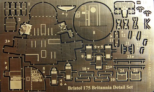 Bristol Br175 Britannia Detailset (Roden) A144-021