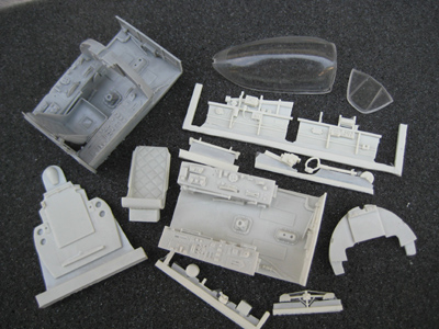 Hawker Sea Fury FB11 Cockpit set (Hobbycraft) ahc1