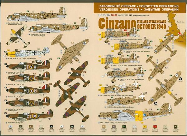 Forgotten Operations - Cinzano, Italians over England, October 1940 DPC72024
