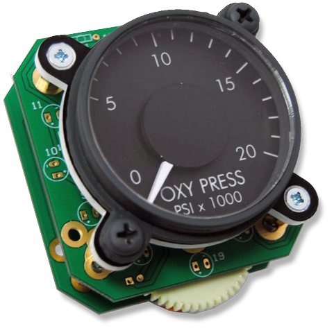 B737 Oxigen pressure Gauge V1 SIS-1019