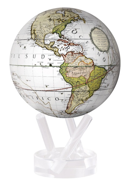 MOVA rotating globe: Cassini Terrestrial MG-45-WCT
