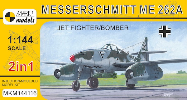 Messerschmitt Me262A (Luftwaffe) 2 kits included) MKM144116