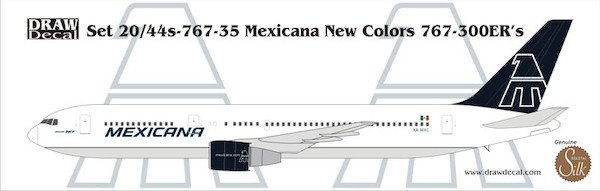 Boeing 767-300ER (Mexicana Current colours) 44-767-35
