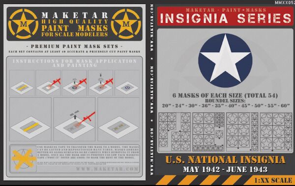 US Roundels May 1942-June 1943 (54 roundels) MM32052