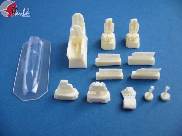 MiG21UM Mongol Cockpit Detail Set (A Model, Aeroteam) PAV-C7229