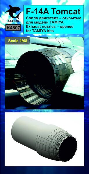F14A Tomcat Exhaust nozzles Opened (Tamiya) k4807
