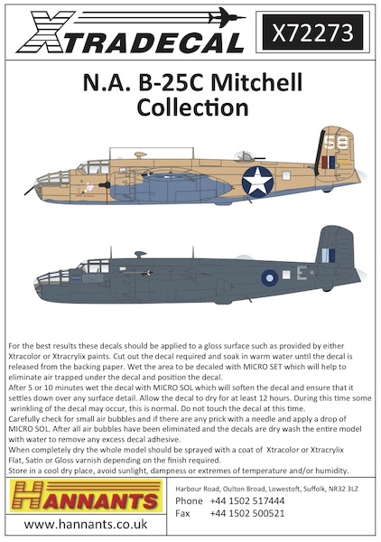 North-American B-25C Mitchell Collection X72273