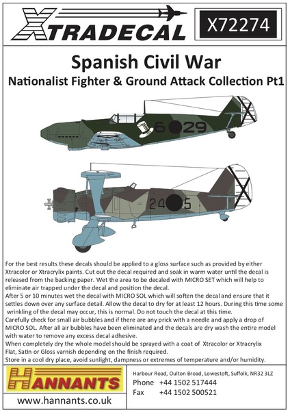 Spanish Civil War Legion Condor Pt 1 X72274