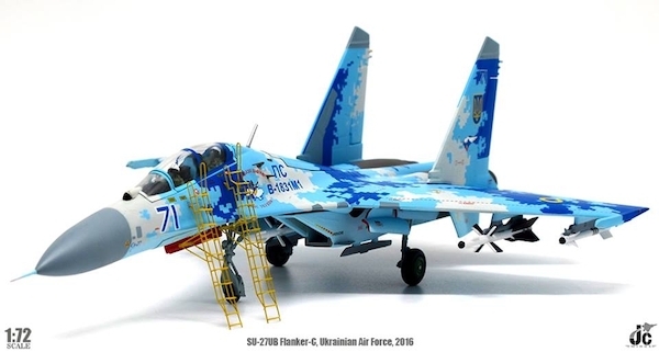 Sukhoi Su27UB Flanker-C (Ukrainian Air Force, 2016) JCW-72-SU27-006