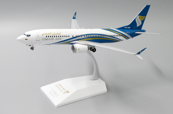 Boeing 737 MAX 8 Oman Air A4O-MB With Stand LH2123