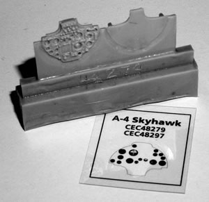 A4 Skyhawk Super Detailed Instrument Panel CEC48297