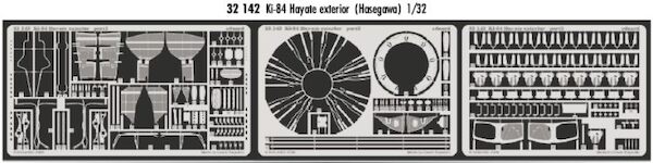 Detailset Ki84 Hayate Exterior (Hasegawa) E32-142