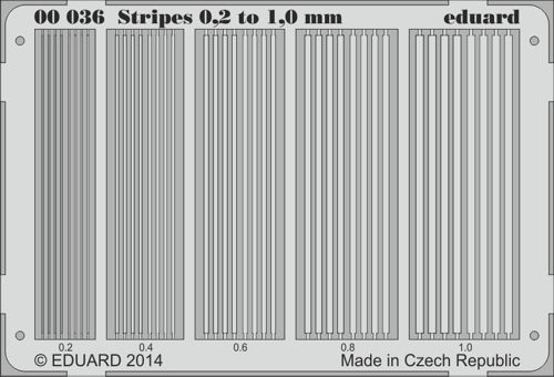 Strips 0.2 to 1 mm E00-036