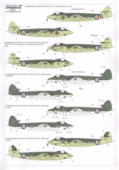 Hawker Sea hawk (Royal Navy, Indian Navy) X72136
