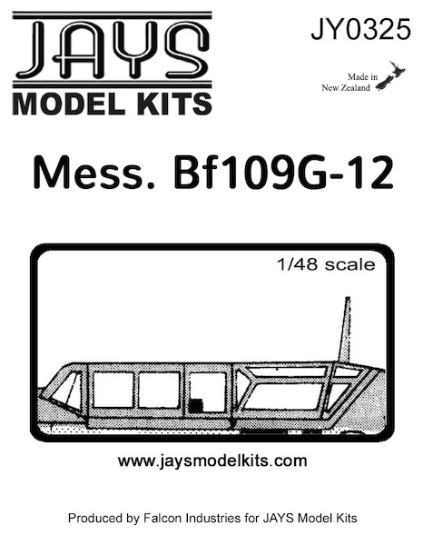Messerschmitt BF109G-12 Dual canopy (2x) jy0325