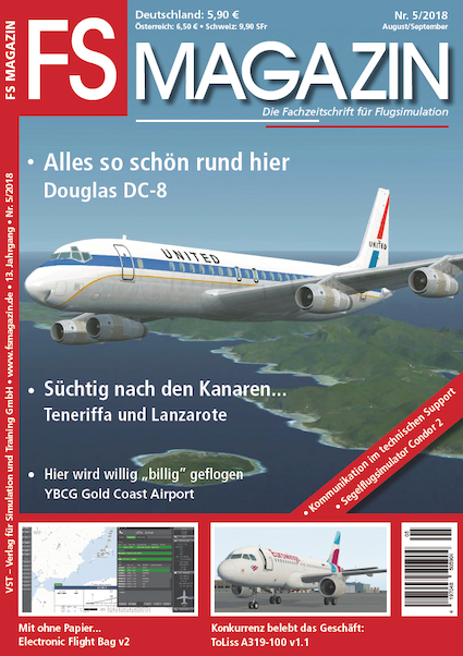 FS Magazin: Fachzeitschrift für Flugsimulation nr. 5/2018 August/September 419704850590405