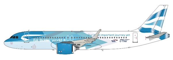 Airbus A320neo British Airways Better World G-TTNA ARD4BA06