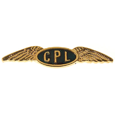 Commercial Pilot Insignia CL-CPL