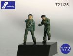 Set of 2 F16/F18 pilots standing/boarding 721125