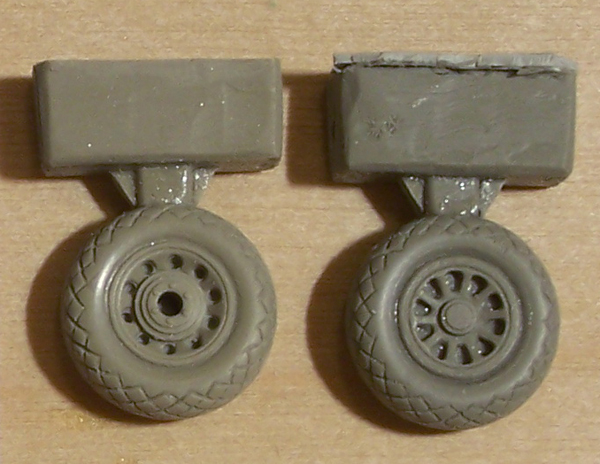 P51 Mustang Wheels diamond tread (ICM, Tamiya) ZIP48009