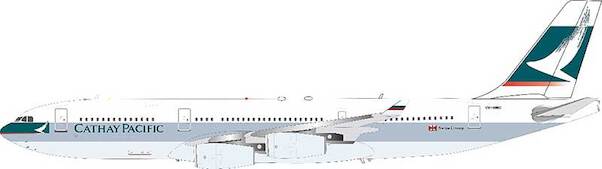 Airbus A340-211 Cathay Pacific Airways VR-HMU With Stand WB-A340-2-001