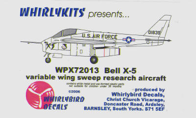 Bell X5 WPX72013