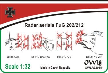 Radar aerials FuG 202/212 basic set OWLR32015
