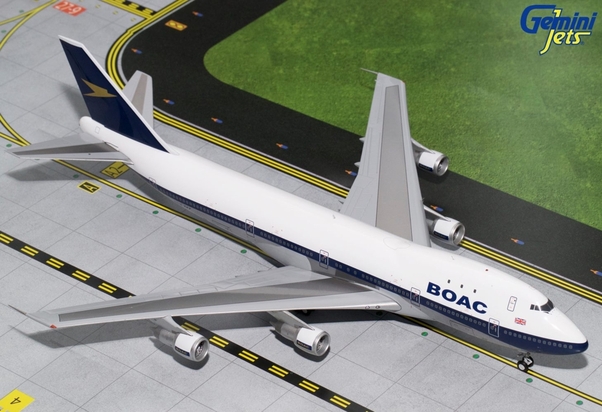 Boeing B747-100 BOAC G-AWNF polished G2BOA654