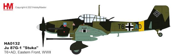 Junkers Ju87 G-1 Luftwaffe, T6+AD, Eastern Front, WWII HA0132