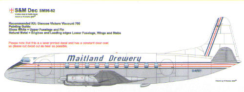 Vickers Viscount 700 (Maitland Drewery) sm96-62