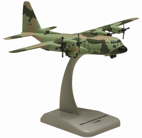Hercules C130H (RAAF Royal Australian Air Force) A97-006 with stand HG4593
