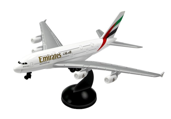 Single Plane for Airport Playset (A380 Emirates) EM6264