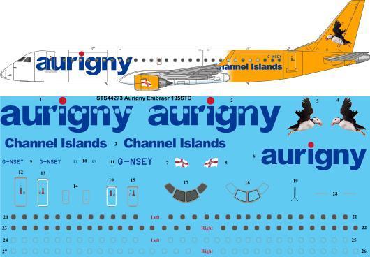 Embraer EMB195 (Aurigny) sts44273