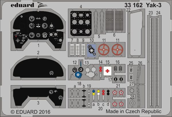 Detailset Yakovlev Yak3 (Special Hobby) E33-162