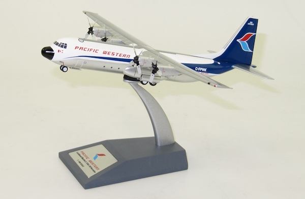 Hercules L100-20 (Pacific Western Airlines) C-FPWK With Stand IF130PW1117