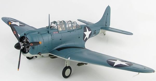Douglas SBD-2 Dauntless US Navy BuNo 3315, Black 16 of Scouting 71,VS-71 USS Wasp (CV-7), August 1942 HA0210