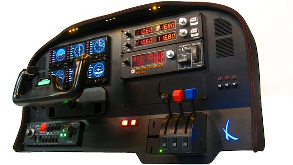XTOP Pro Flight Panel ( Black Leather Glare Shield) 64500