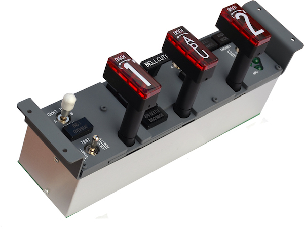 B737 Engines fire panel module, IDC version. 2M39IDC