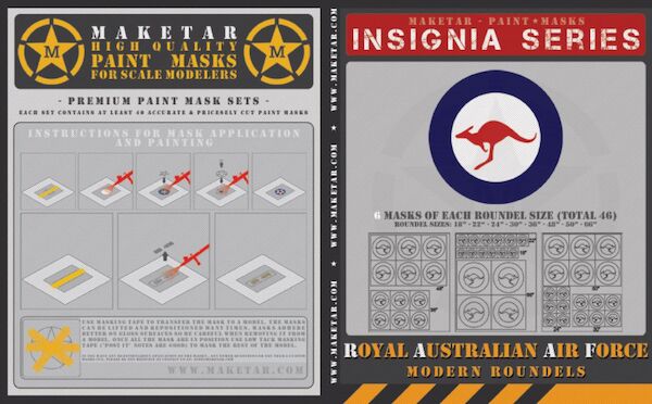 Royal Australian Air Force Roundels (Modern) (46 roundels) MM32018