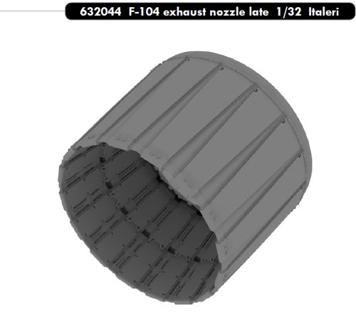 F104 Starfighter Exhaust nozzle (late) (Italeri) E632044