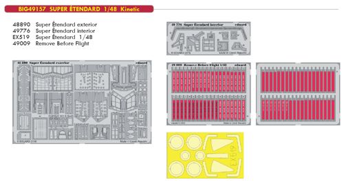 Detailset Super Etendard (Kinetic) BIG49157