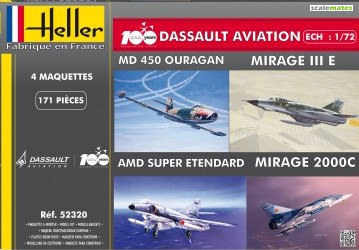100 years Dassault Aviation (Mirage III, Mirage 2000C, Ouragan, Supr Etendard included) 52320