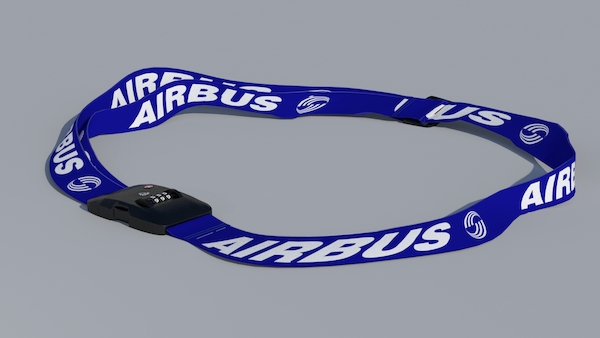 Luggage strap with TSA lock - AIRBUS LUG-AB