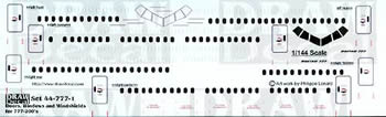 Boeing 777-200 Doors & Windows 44-777-1