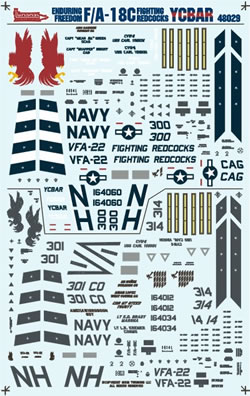 F18C VFA-22 Fighting redcocks TB48-029